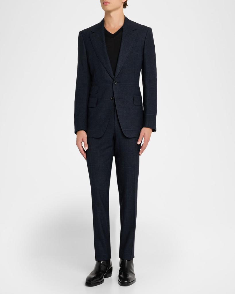 Tom Ford Men's Shelton Check Hopsack Suit