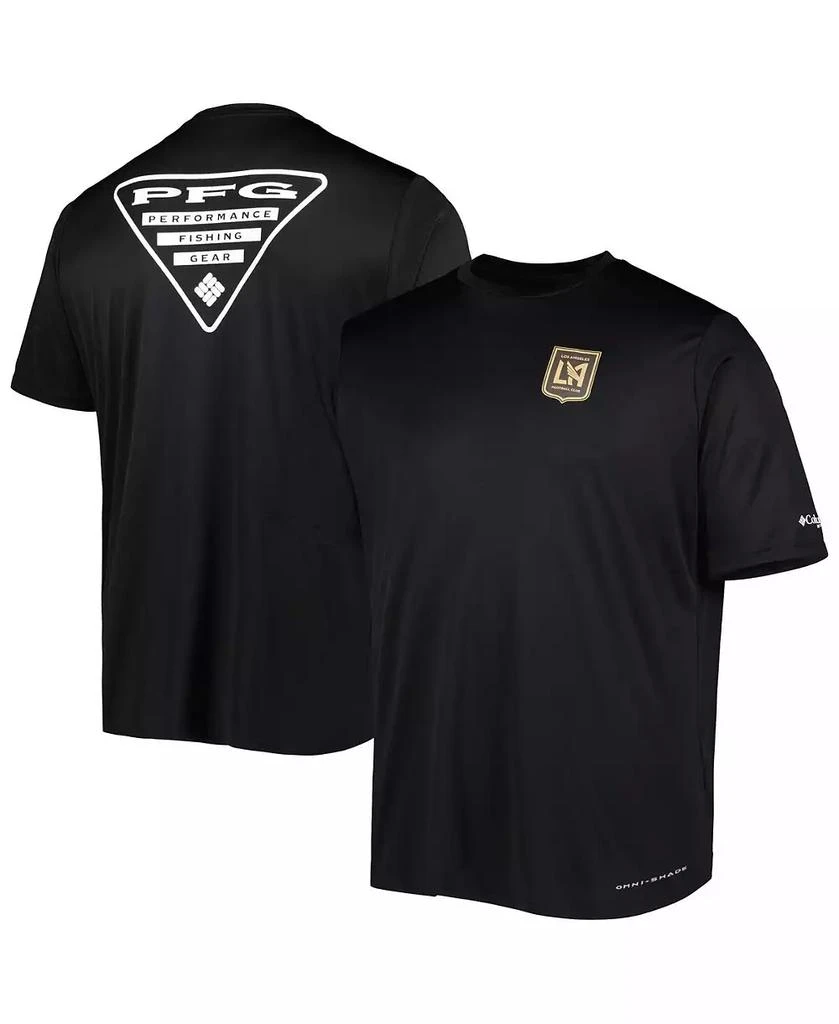 Columbia Men's Black LAFC Terminal Tackle Omni-Shade T-shirt 1