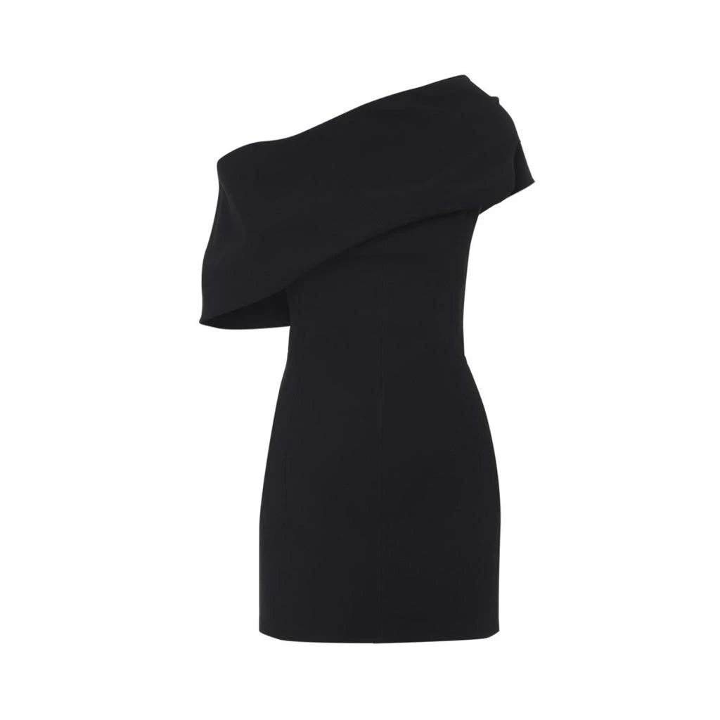 navy blue dress for baby girl Jacquemus Saudade Draped Asymmetric Mini Dress 38