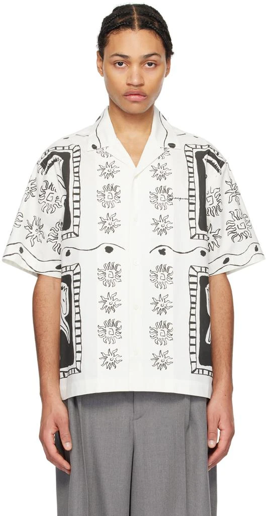 Jacquemus White Les Sculptures 'La Chemise Jean' Shirt 1