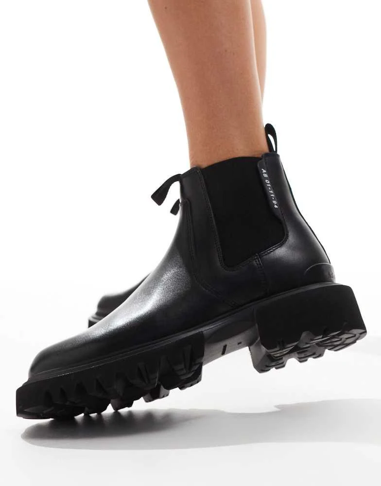ALL SAINTS AllSaints Ada leather chelsea boots in black - BLACK 4