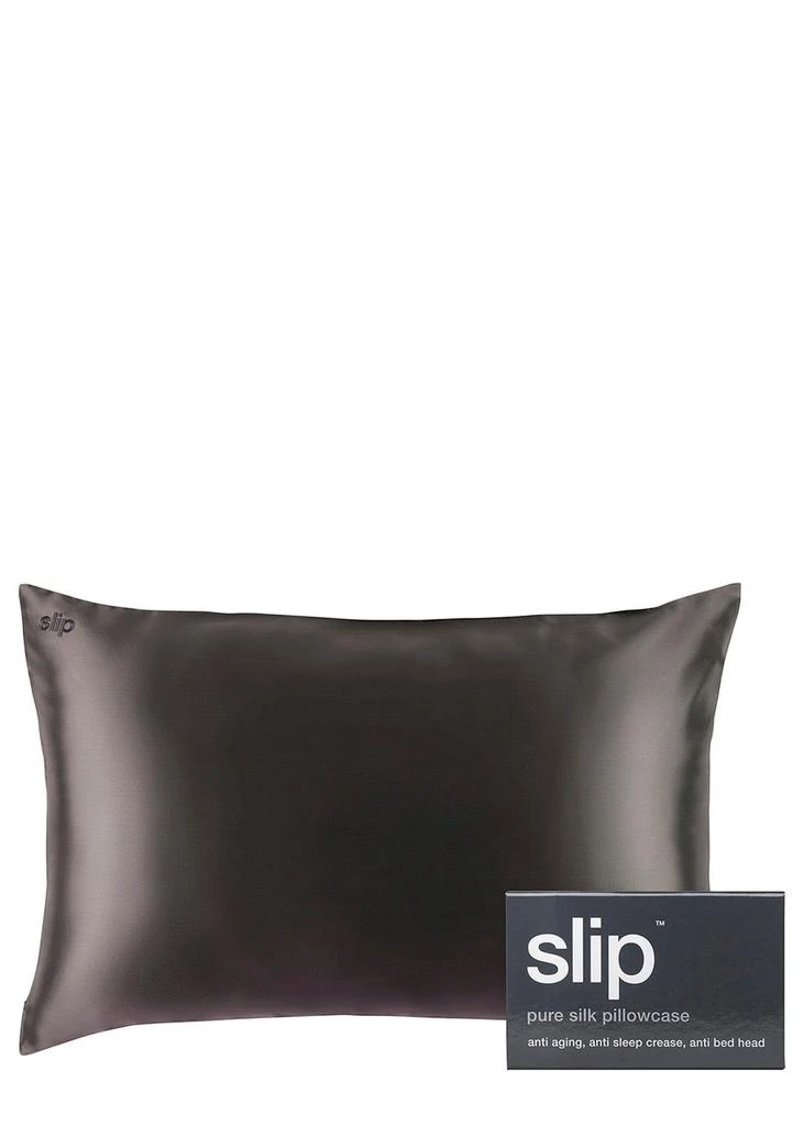 Slip Silk Pillowcase Charcoal 1