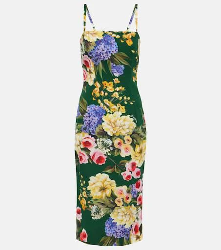 gala dress midi Elegant White midi dress with a high neckline S / 4 / Ivory