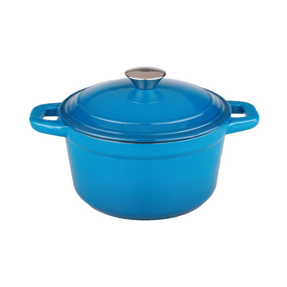 BergHOFF Neo Blue 7 Qt. Cast Iron Round Casserole