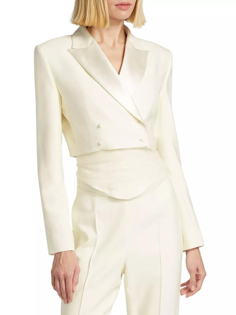 Danielle Frankel Ford Crop Tuxedo Jacket 3