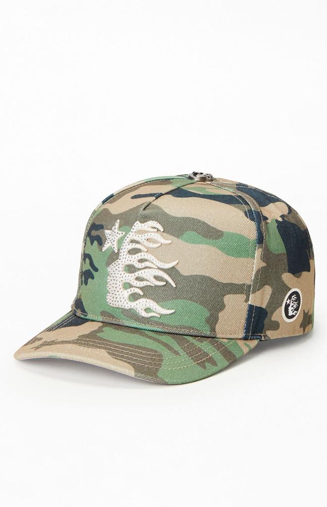 Hellstar Camo Rhinestone Snapback Hat - Hats - Free Shipping