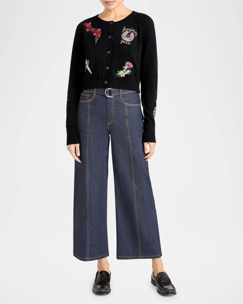 Cinq a Sept Millie Embroidered Western Amour Cardigan 2
