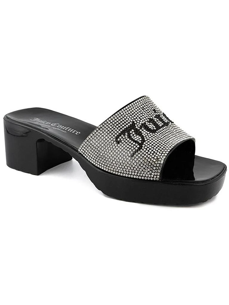 Juicy Couture Harmona  Womens Logo Man Made Heels 4