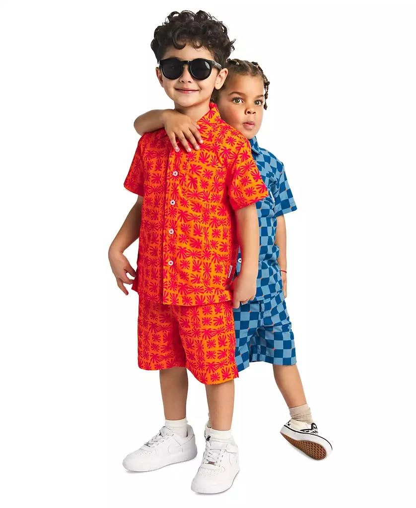 Sovereign Code Toddler & Little Boys Trail Printed Seersucker Shorts 4