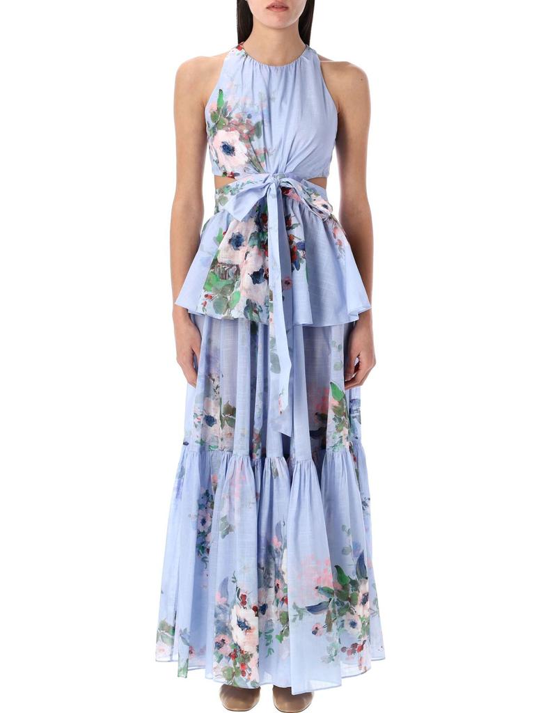 【送料&関税込】Zimmermann Midi Dress With Bow Zimmermann Midi Dress With Bow | italist