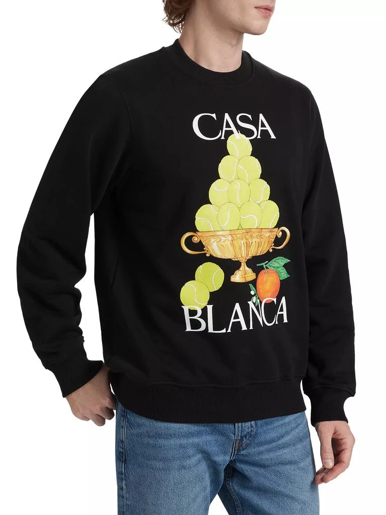 Casablanca L'Artiste Printed Crewneck Sweatshirt 4