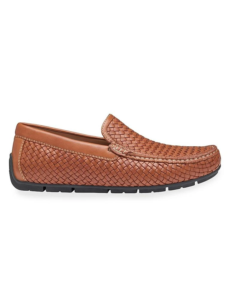 Johnston & Murphy Baldwin Woven Leather Driving Loafers  display picture 1
