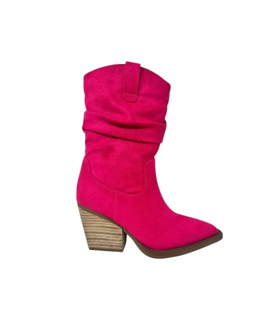 Very G Women's Morocco Slouch Boot In Pink 1