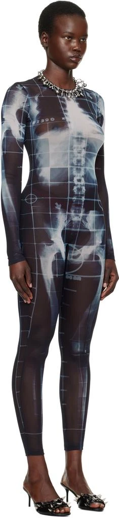Jean Paul Gaultier Black & Blue 'The Squeletor' Jumpsuit 2