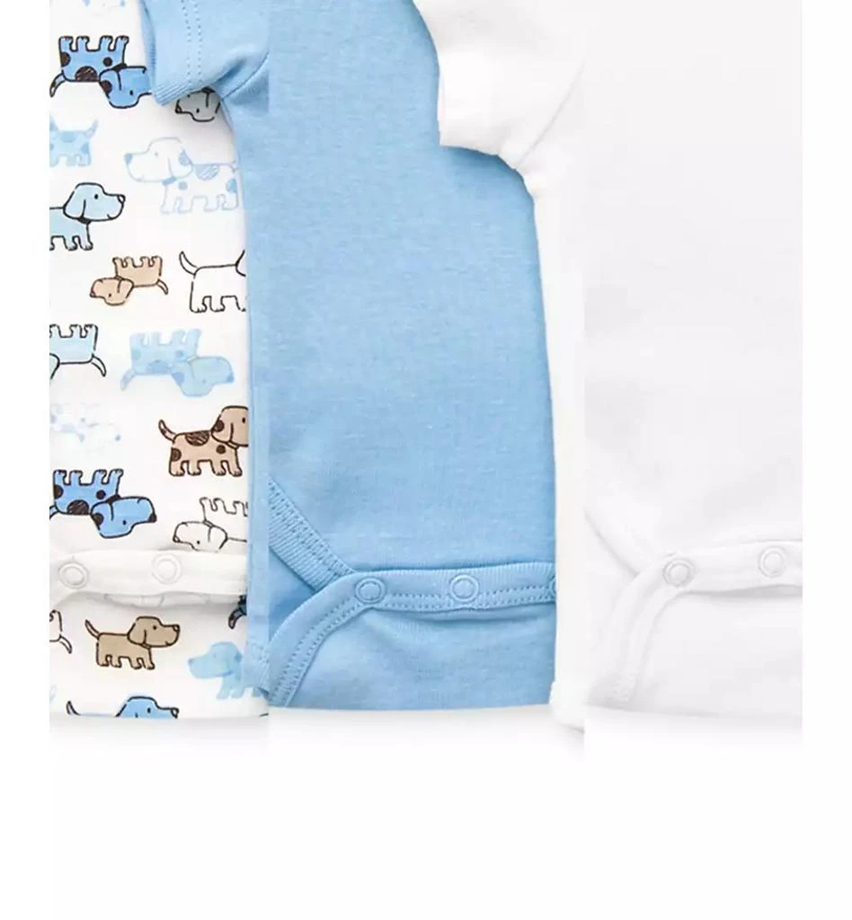 Little Me Baby Boys Cute Puppies Bodysuits, Pack of 3 3