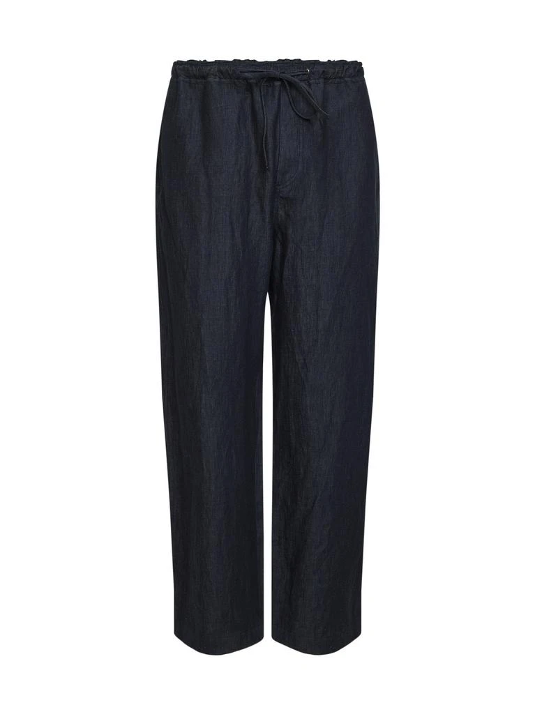 Studio Nicholson STUDIO NICHOLSON | Indigo cotton and linen twill Sonny trousers | Man | S