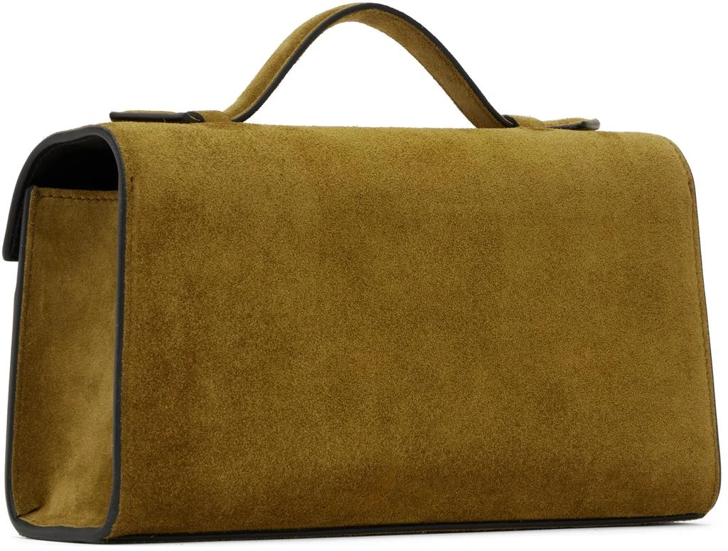 SAVETTE Brown Symmetry Pochette Bag 3