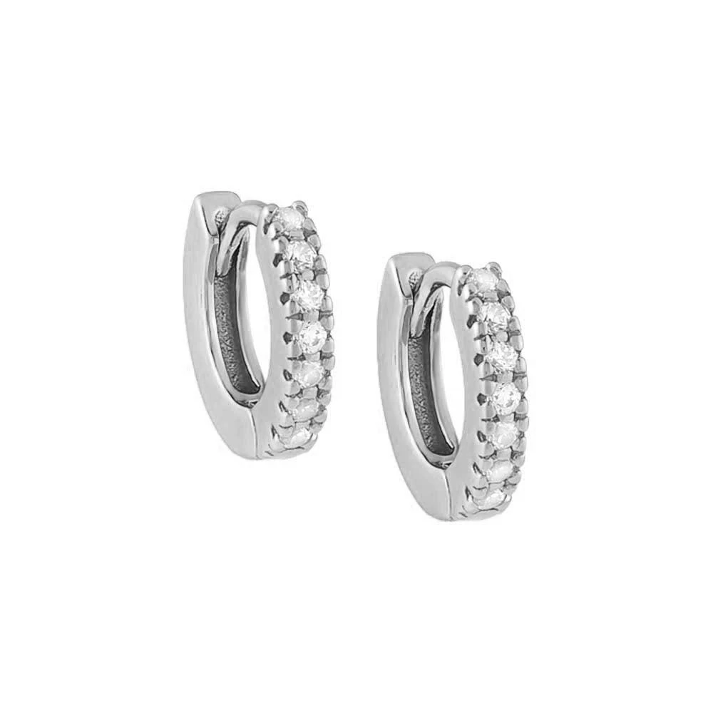 Adina Eden CZ Mini Huggie Earring 4
