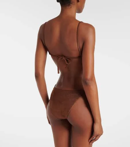 Jade Swim Via terry bikini top 3