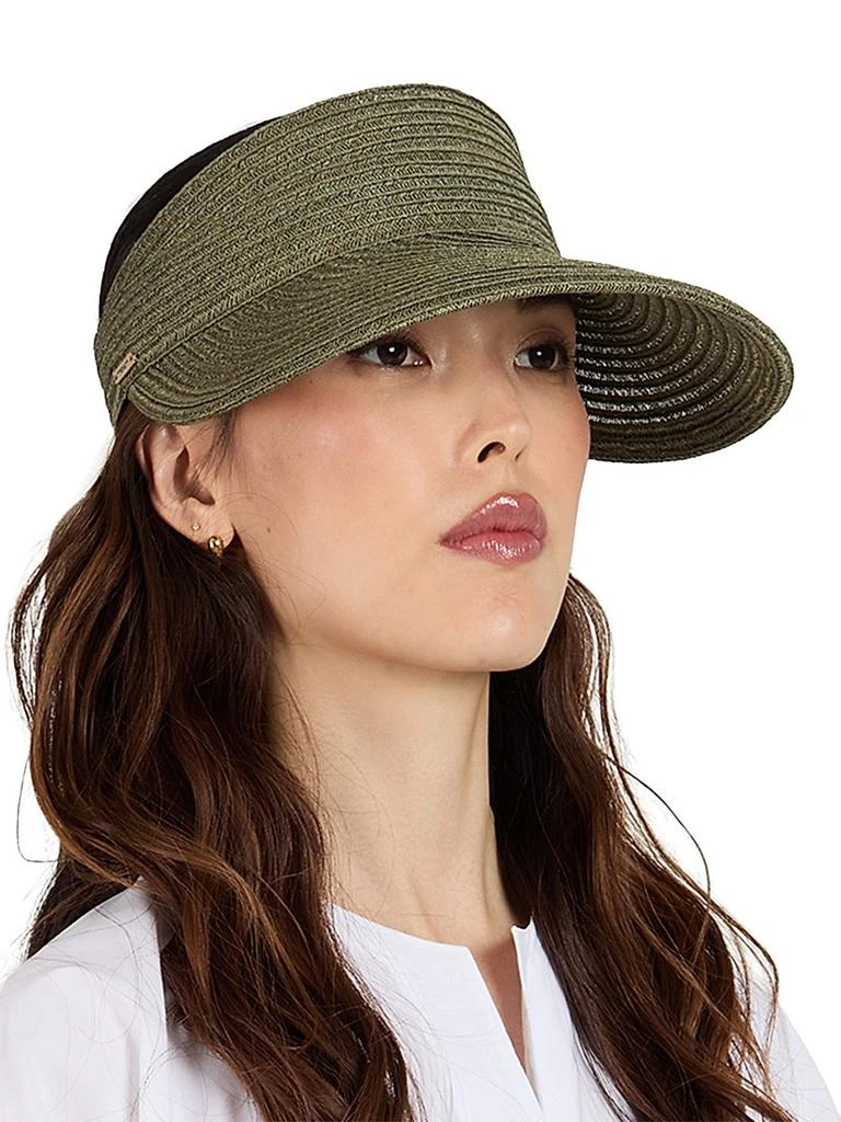 Eugenia Kim Ricky Hemp & Cotton Visor - Hats - Free Shipping  display picture 3