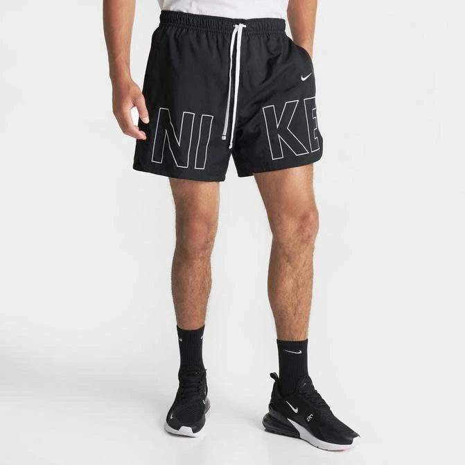NIKE Men's Nike Sportswear Embroidered Woven Flow Shorts 1