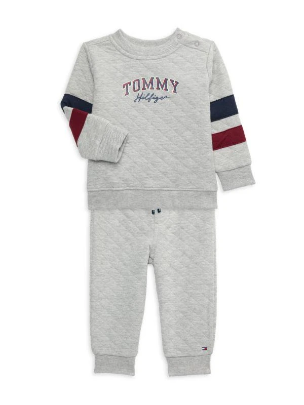 Tommy Hilfiger Baby Boy's 2-Piece Logo Sweatshirt & Joggers Set 1