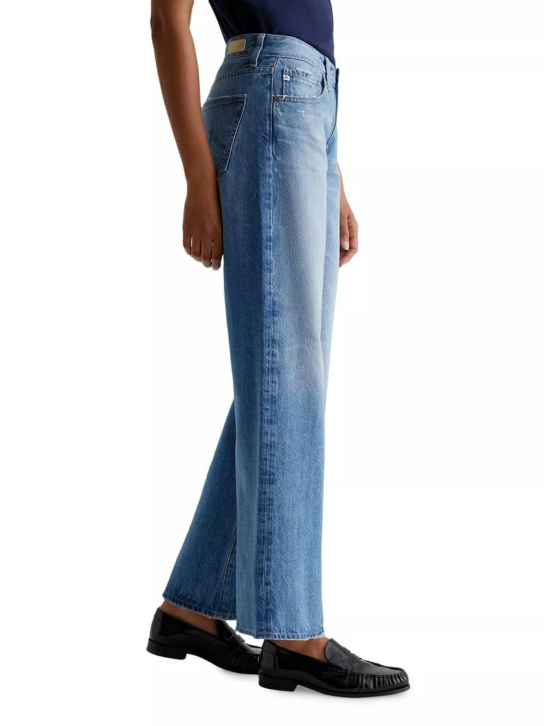 AG Jeans Adria Mid-Rise Wide-Leg Jeans 4