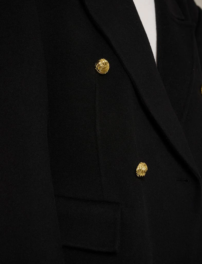 Pixie Market Oversized Wool Gold-Button Maxi Coat 6