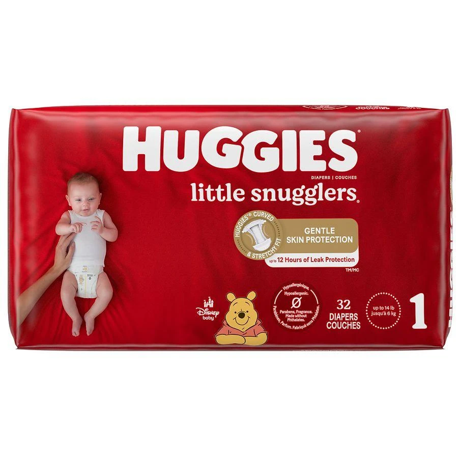 Huggies Baby Diapers Size 1 (8-14 lbs) 2