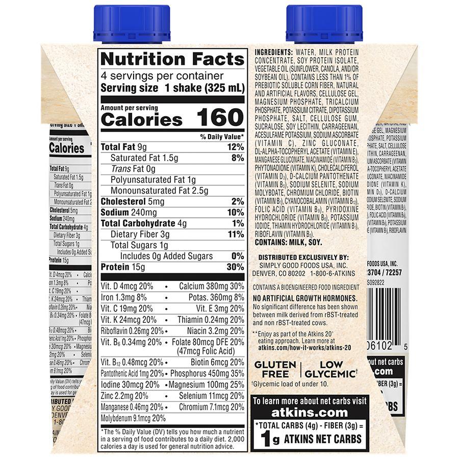 Atkins Shakes Creamy Vanilla