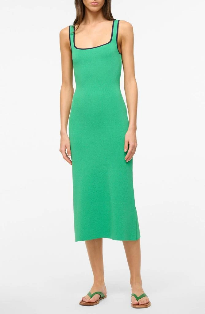 Paityn Sleeveless Fitted Midi Sweater Dress  On Sale Now with Up to 71%  Off | Discover Exclusive Deals & Savings at BeyondStyle  Authentic Staud  dress|female|clothing|women|dresses with Limited-Time Discounts, Free  Shipping,