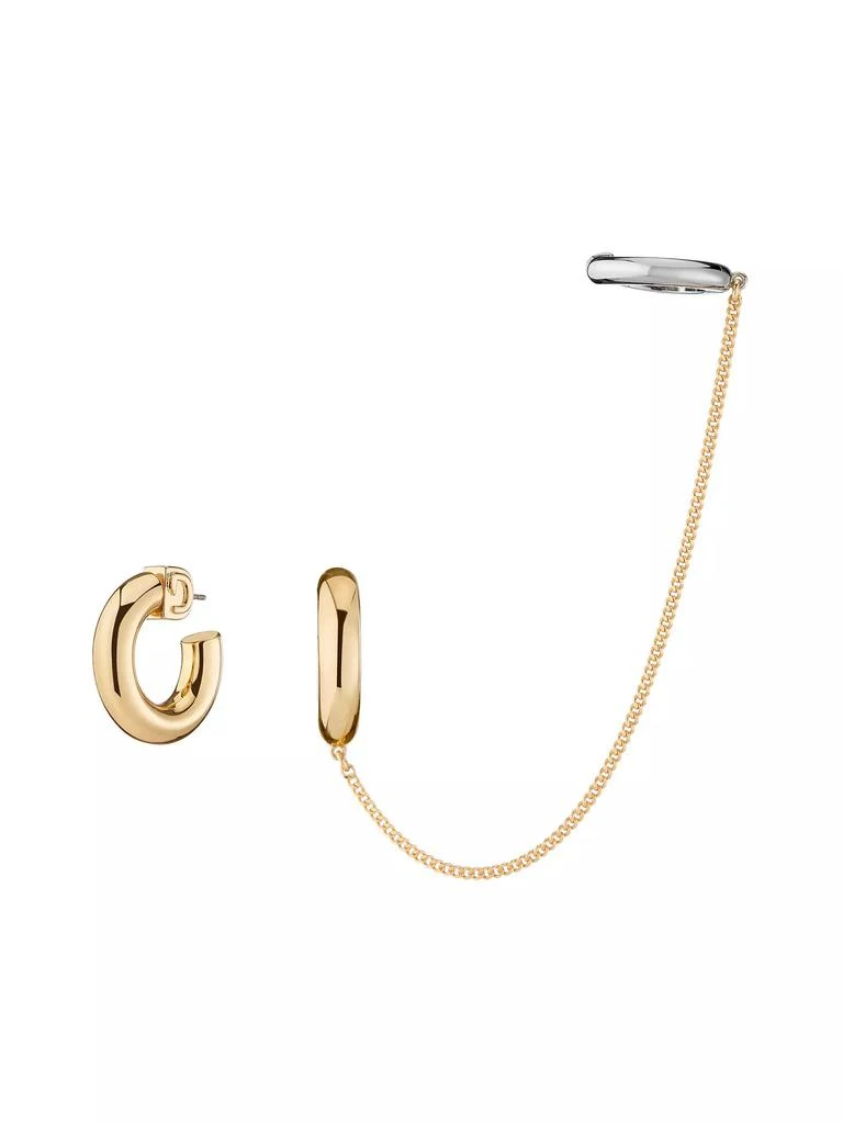 Demarson Phoenix 2.0 Two-Tone Chain Earring 1