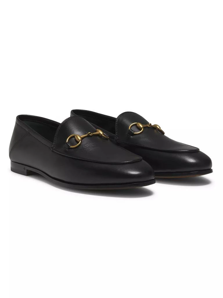 Gucci Brixton Leather Horsebit Loafers 2