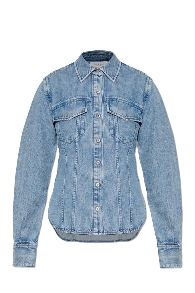 【関税込み】rag & bone ブルー Anya デニムジャケット Anya Denim Jacket - Elenna | rag & bone