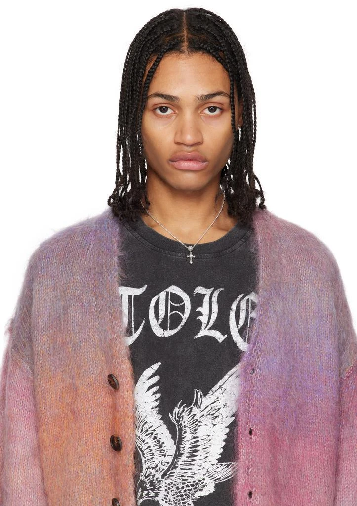 Stolen Girlfriends Club SSENSE Exclusive Silver Gothic Love Drop Necklace 2