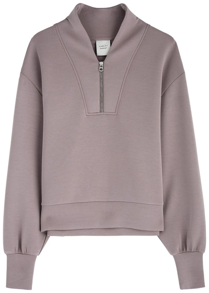 Varley Davidson stretch-jersey half-zip sweatshirt 1