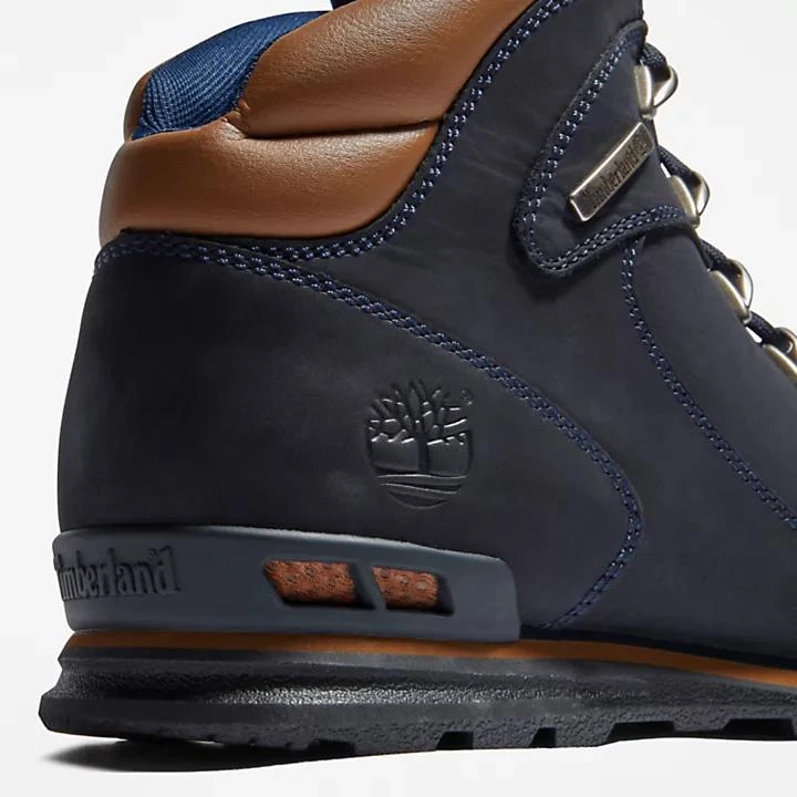 Timberland Euro Rock Mid Hiking Boot for Men in Blue 7