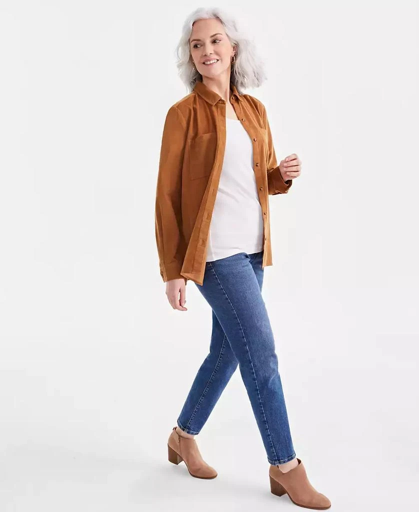 Style & Co Women's Cotton Corduroy Overshirt, Created for Macy's 2