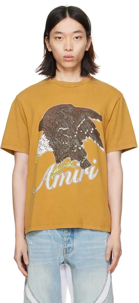 AMIRI Tan Eagle T-Shirt 1