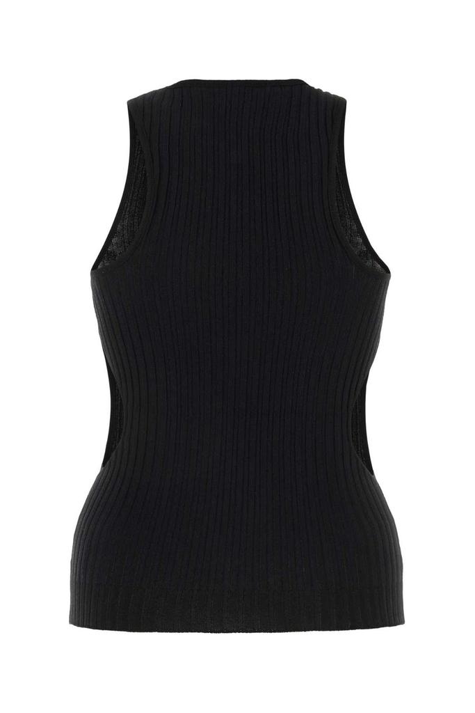 Andrea Adamo Andrea Adamo Cut Out Detailed Sleeveless Knitted Top