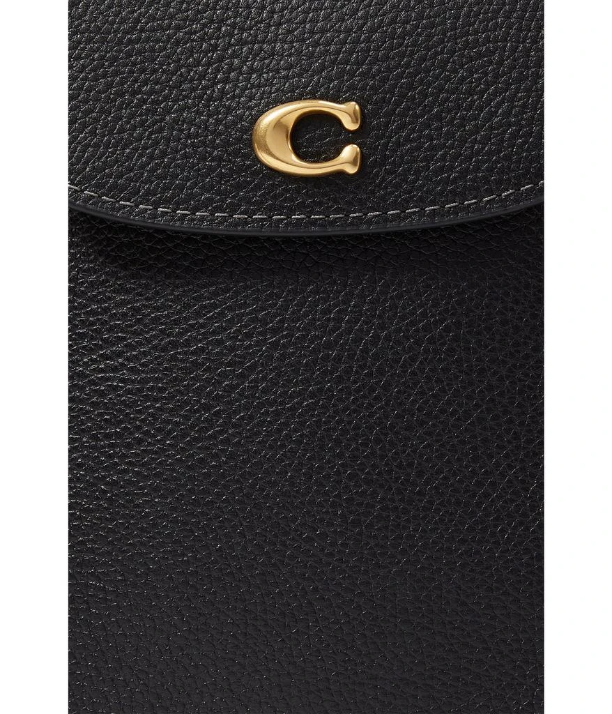 COACH Polished Pebble Leather Phone Crossbody 4