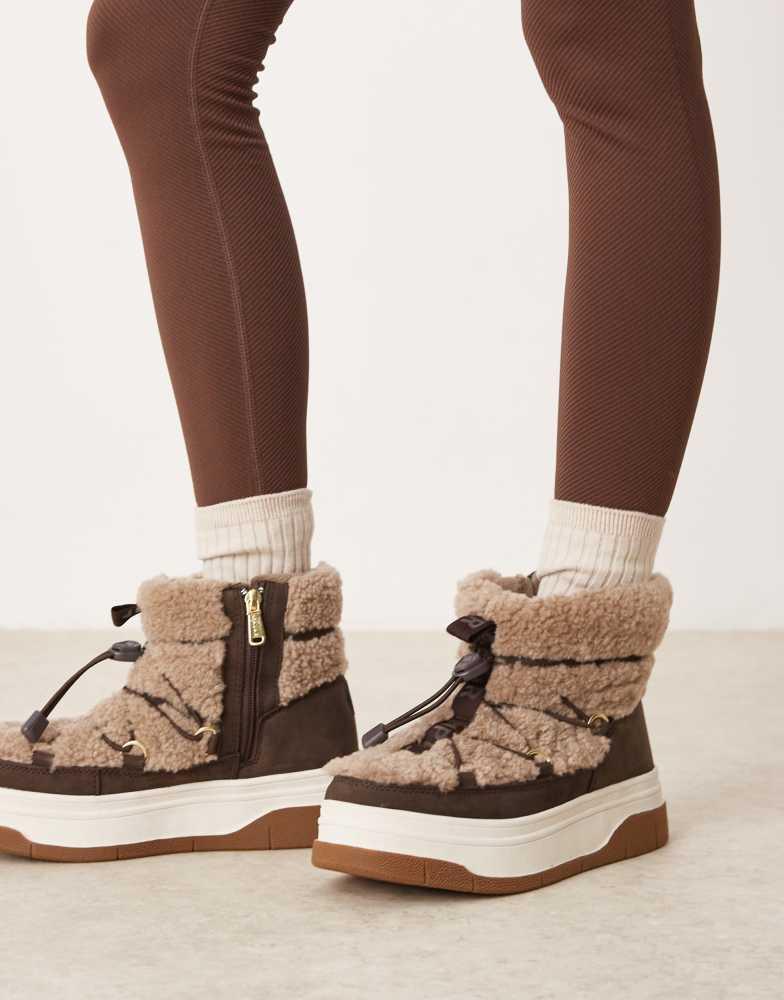 Pajar Pajar Janie Low snow boot in brown