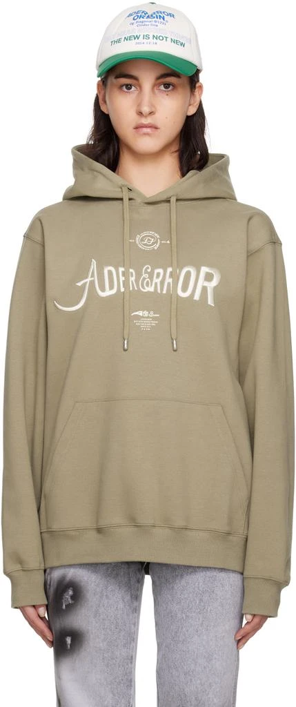 ADER error Brown Verif Hoodie 1