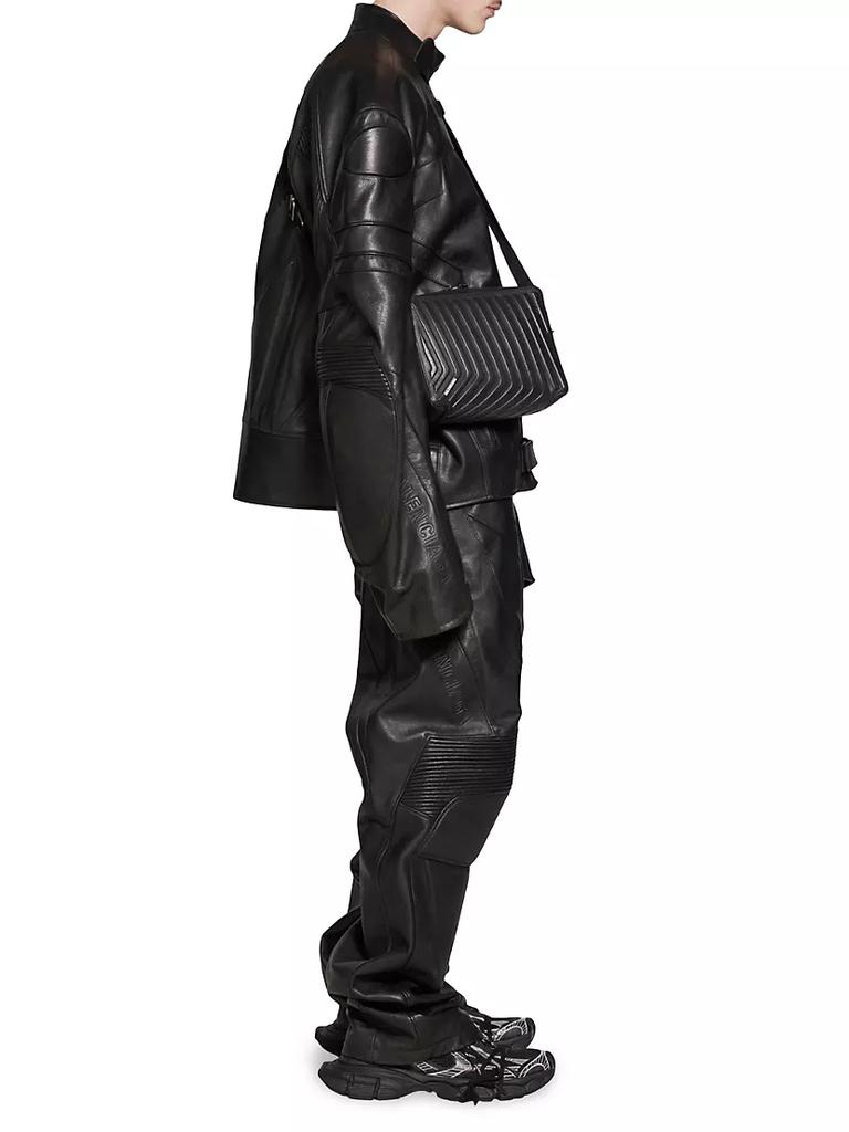 【BALENCIAGA】Black leather 2.0 Camera bag【ランク:AB】 BALENCIAGA - Car Leather Camera Bag Balenciaga