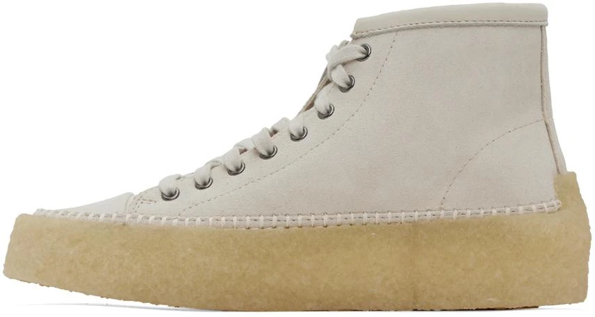 Clarks Off-White Caravan Desert Boots 3