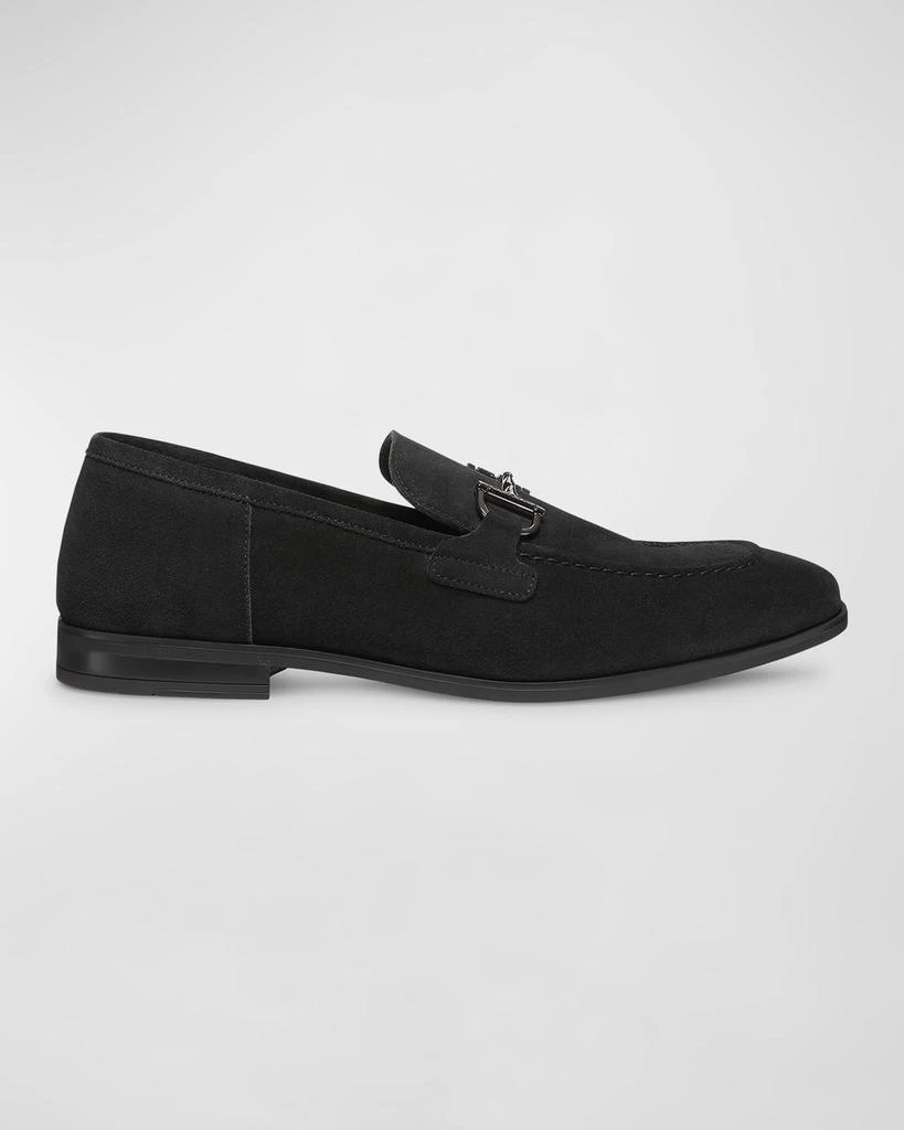Stuart Weitzman Men's Simon Leather Twist Bit Loafers 1