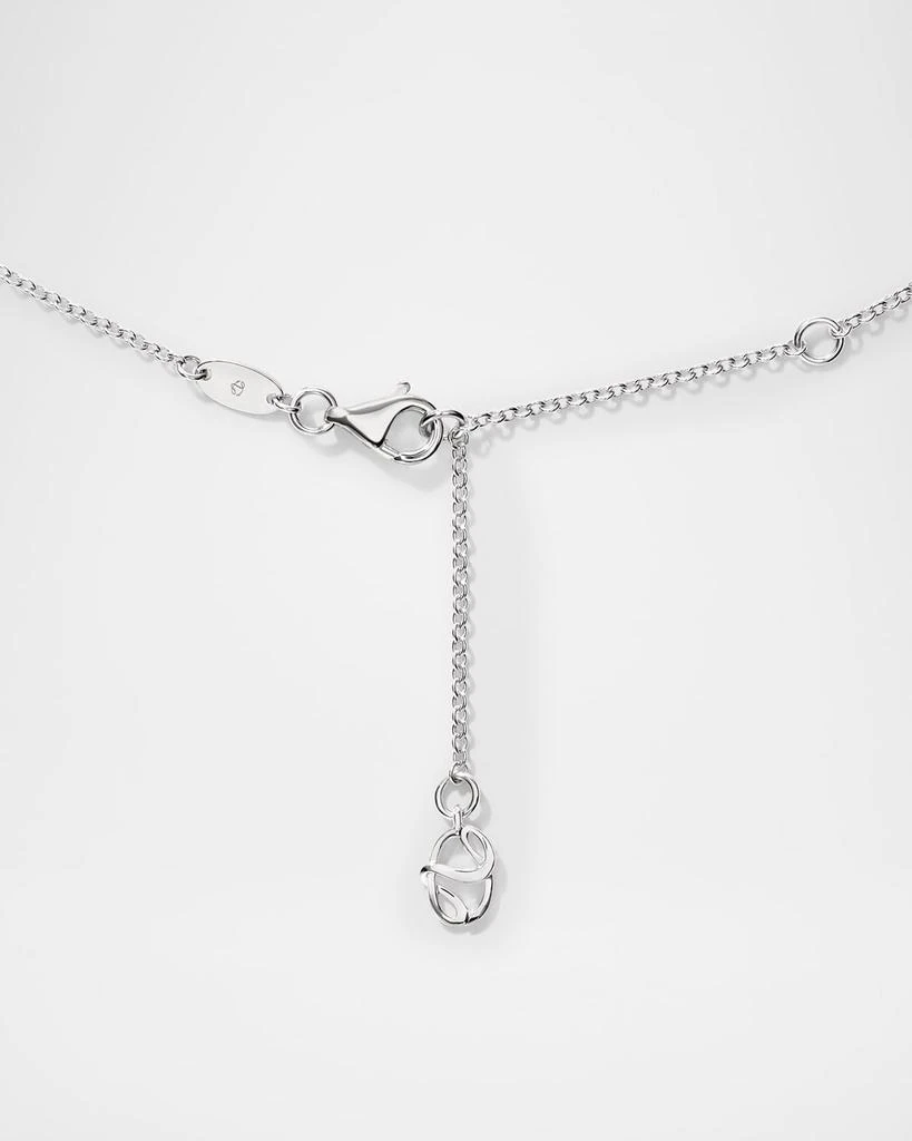 Hearts On Fire Barre 18K White Gold Floating Diamond Pendant Necklace 3