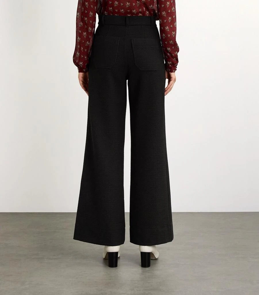 ME+EM Textured Flare Trousers 4