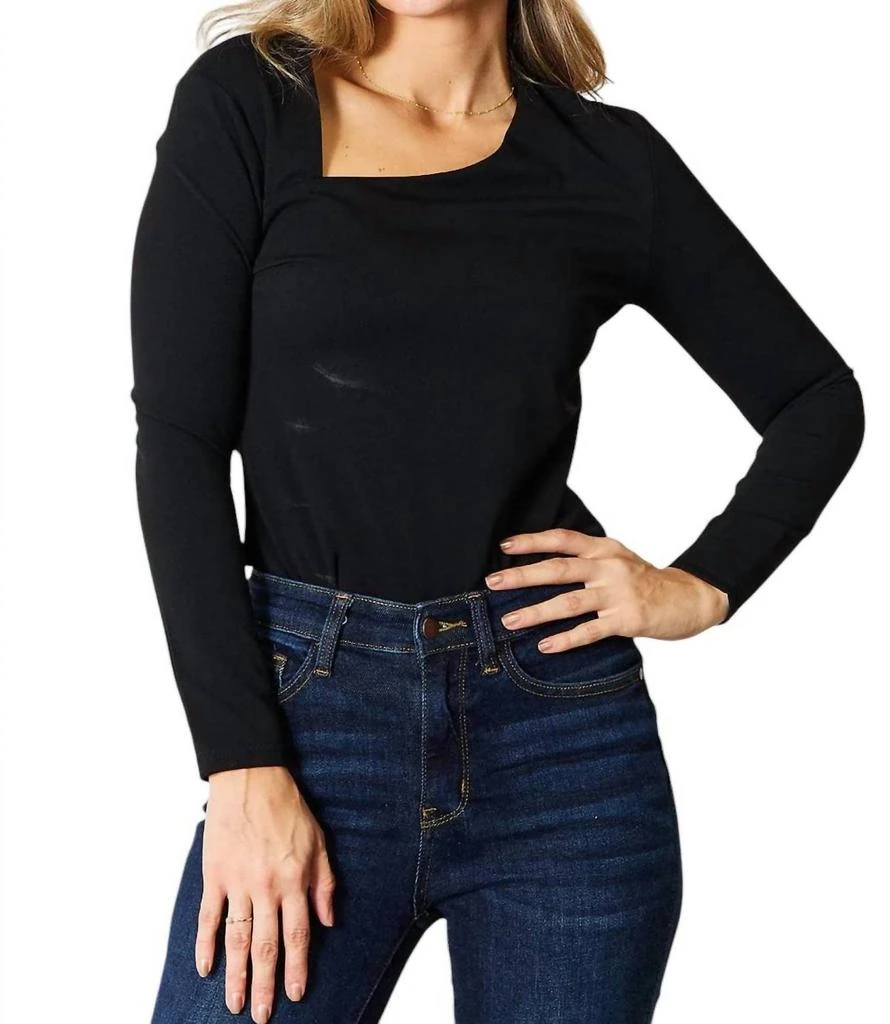 Basic Bae Full Size Round Neck Long Sleeve Top