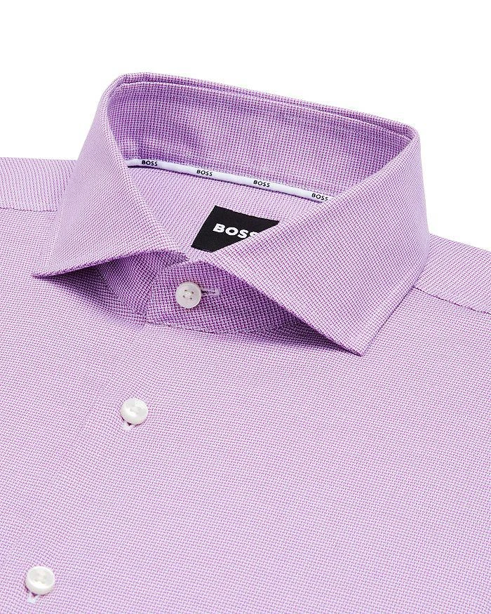 Hugo Boss Cotton Blend Textured Sharp Fit Dress Shirt 5